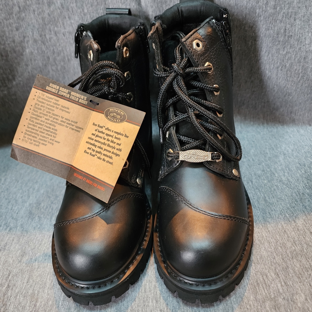 Women's River Road Biker's Choice Boots (Never Worn)